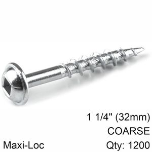 KREG Zinc Pocket Hole Screws 32mm 1.25